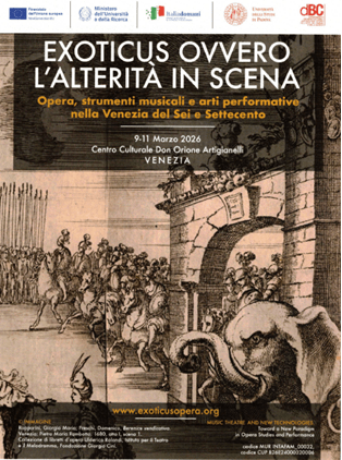 EXOTICUS OVVERO L’ ALTERITA’ IN SCENA – SALA GOLDONI 9 E 10 MARZO 2026